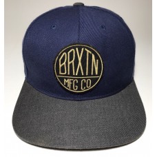 Brixton Manufacturing Co “BRXTN” Patch Logo Snapback Hat Baseball Cap  eb-78144225